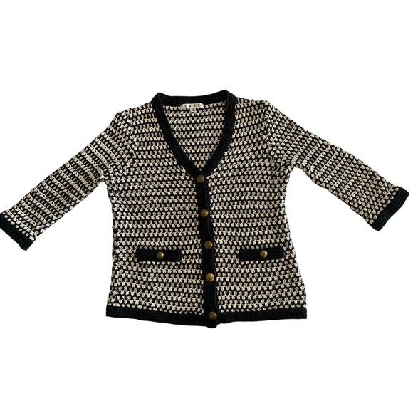 Cabi Cardigan Sweater Womens Small Button Front Knit Pockets 8968 - Picture 1 of 8